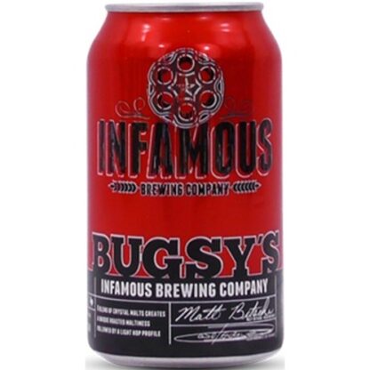 Zoom to enlarge the Infamous Brewing Bugsy’s Amber • Cans