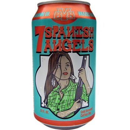 Zoom to enlarge the Brazos Valley 7 Spanish Angels Coffee Ale • Cans