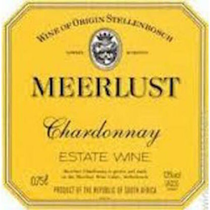 Zoom to enlarge the Meerlust Chardonnay (South Africa)